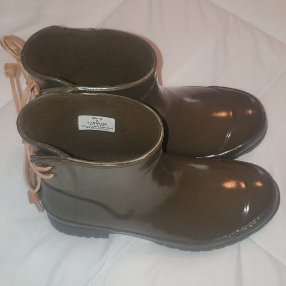 New Sperry Top Sider Rainboots Sz 6 - Picture 3 of 7